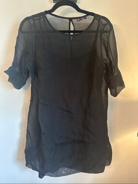 GAP Sheer Organza Shift Dress
